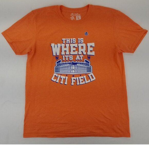 The 7-Line New York Mets T-shirt This Is Where It’s At Citi Field - Picture 2 of 3